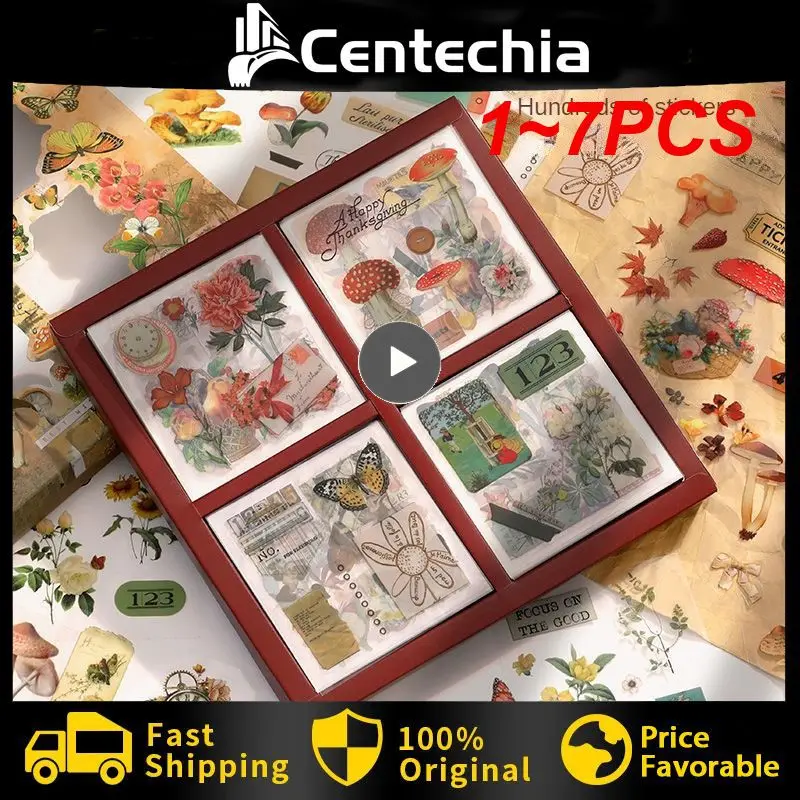 1 ~ 7 шт. винтажная наклейка «Мистер paperSet» с бабочками, Подарочная коробка, эстетическое украшение для скрапбукинга с цветами и грибами, канцелярские наклейки
1 ~ 7 шт. винтажная наклейка «Мистер paperSet» с бабочками, Подарочная коробка, эстетическое украшение для скрапбукинга с цветами и грибами, канцелярские наклейки