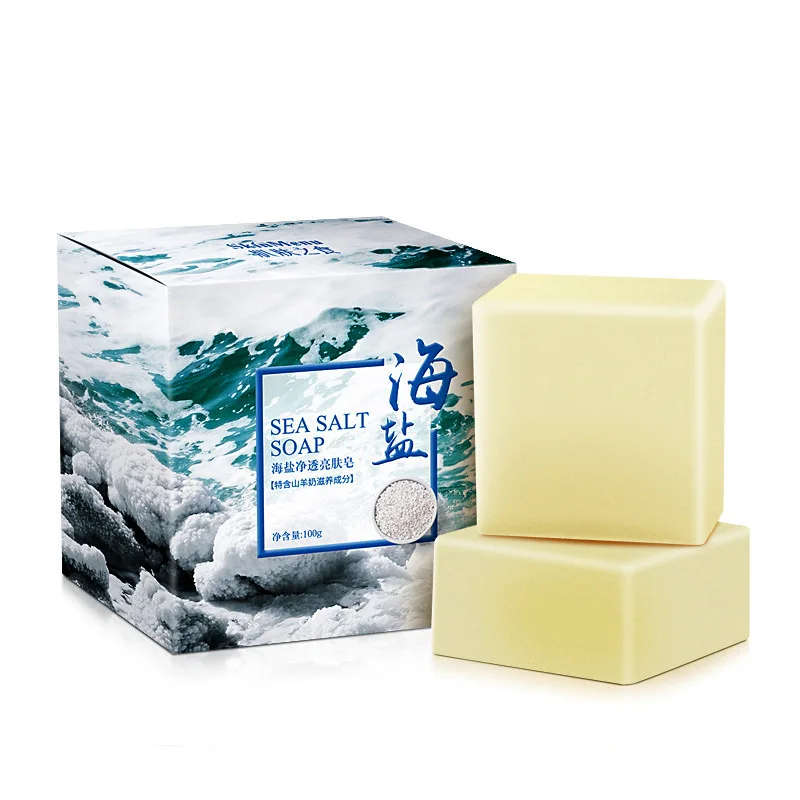 100g Sea Salt Soap Cleaner Removal Pimple Pores Acne Treatment Goat Milk Moisturizing Face Care Wash Skin Basis For Soap
100g Sea Salt Soap Cleaner Removal Pimple Pores Acne Treatment Goat Milk Moisturizing Face Care Wash Skin Basis For Soap