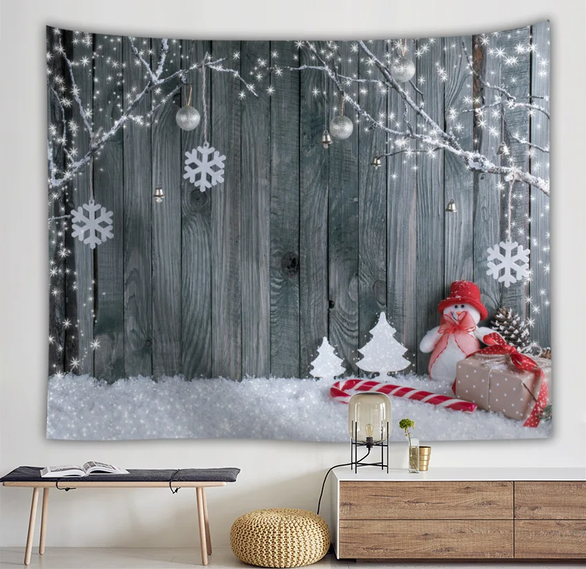 Christmas Snowflakes Tapestry Wall Hanging Snowman Wall Cloth Tapestries Festival Party Home Room Decor Background Wall Blanket
Christmas Snowflakes Tapestry Wall Hanging Snowman Wall Cloth Tapestries Festival Party Home Room Decor Background Wall Blanket