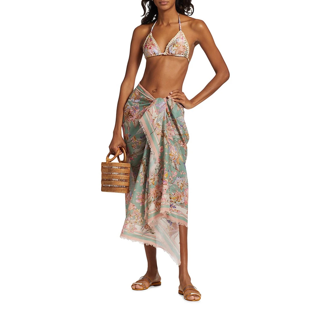 Купальник-бикини женский сплошной с цветочным принтом, 2023
Купальник-бикини женский сплошной с цветочным принтом, 2023