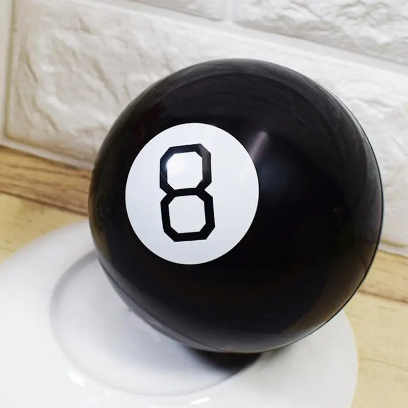 Black Number 8 Magic Ball Prop Magic Entertainment Ball New Unique Christmas Gift Toys Party Show Props For Weddings
Black Number 8 Magic Ball Prop Magic Entertainment Ball New Unique Christmas Gift Toys Party Show Props For Weddings