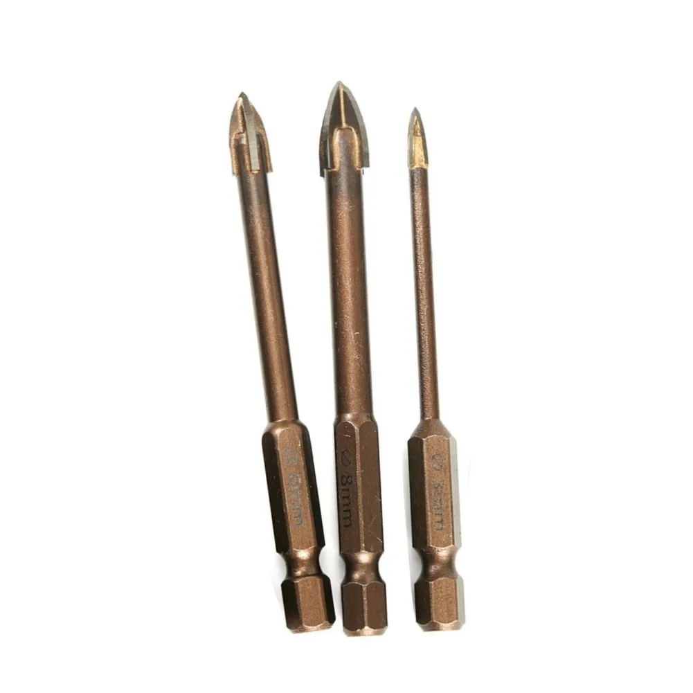3Pcs Universal Drill Bits Multi Cross Alloy Drill Bits Hole Opener Drilling Tool For Wood Metal Ceramic Concrete 3/6/8mm
3Pcs Universal Drill Bits Multi Cross Alloy Drill Bits Hole Opener Drilling Tool For Wood Metal Ceramic Concrete 3/6/8mm