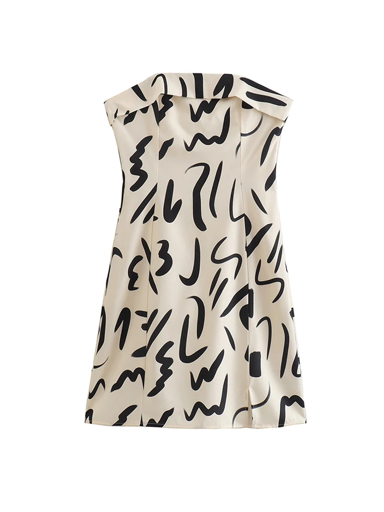 Summer Graffiti Print Dress Women Sleeveless Off Shoulder Slim Mini Dresses 2022 vestidos de fiesta
Summer Graffiti Print Dress Women Sleeveless Off Shoulder Slim Mini Dresses 2022 vestidos de fiesta