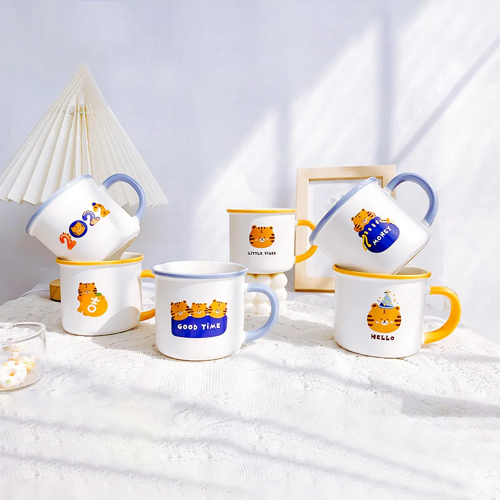 300ML Tiger Cartoon Ceramic Mug Creative Office Home Funny Water Cups Breakfast Milk Coffee Tea Cup for Gift 2022 Year Drinkware
300ML Tiger Cartoon Ceramic Mug Creative Office Home Funny Water Cups Breakfast Milk Coffee Tea Cup for Gift 2022 Year Drinkware