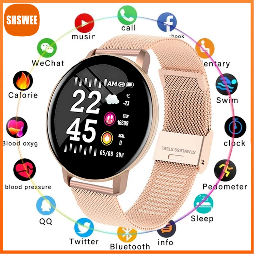 For Xiaomi Huawei Smart Watch Round Women Waterproof Sports Fitness Tracker Blood Pressure Monitor Smartwatch Men Android IOS
For Xiaomi Huawei Smart Watch Round Women Waterproof Sports Fitness Tracker Blood Pressure Monitor Smartwatch Men Android IOS
