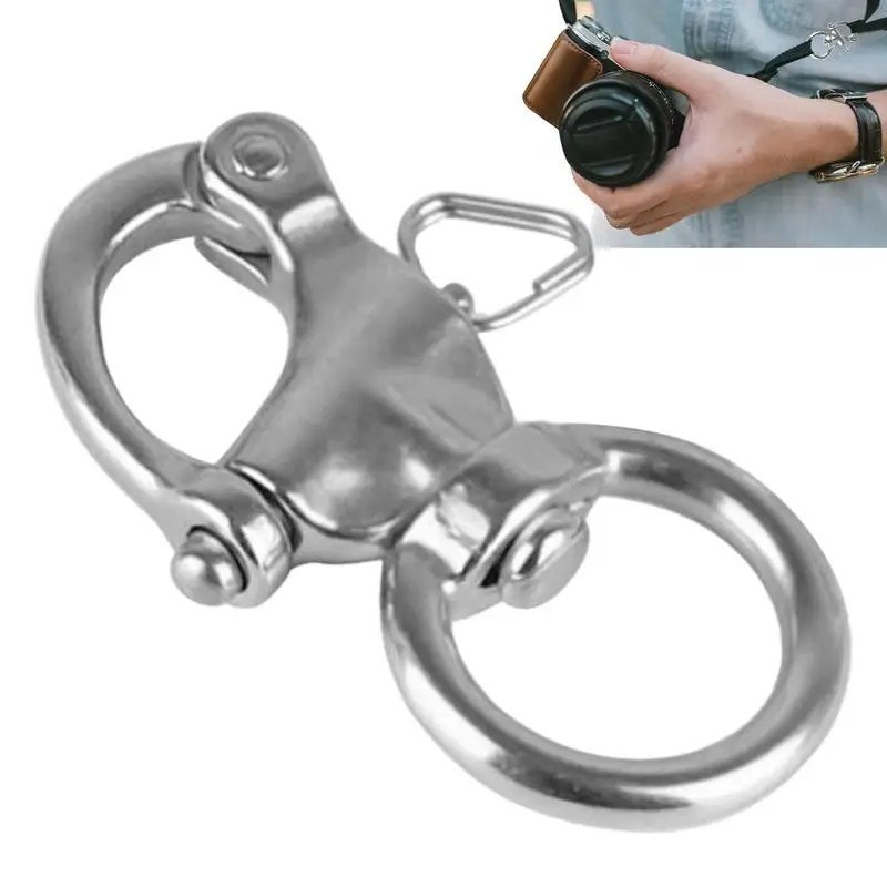Camera Strap Buckle Rotary Quick Release Buckle For Camera Strap Rigorous Process Self-Locking Spring Pin For Cameras Phones
Camera Strap Buckle Rotary Quick Release Buckle For Camera Strap Rigorous Process Self-Locking Spring Pin For Cameras Phones