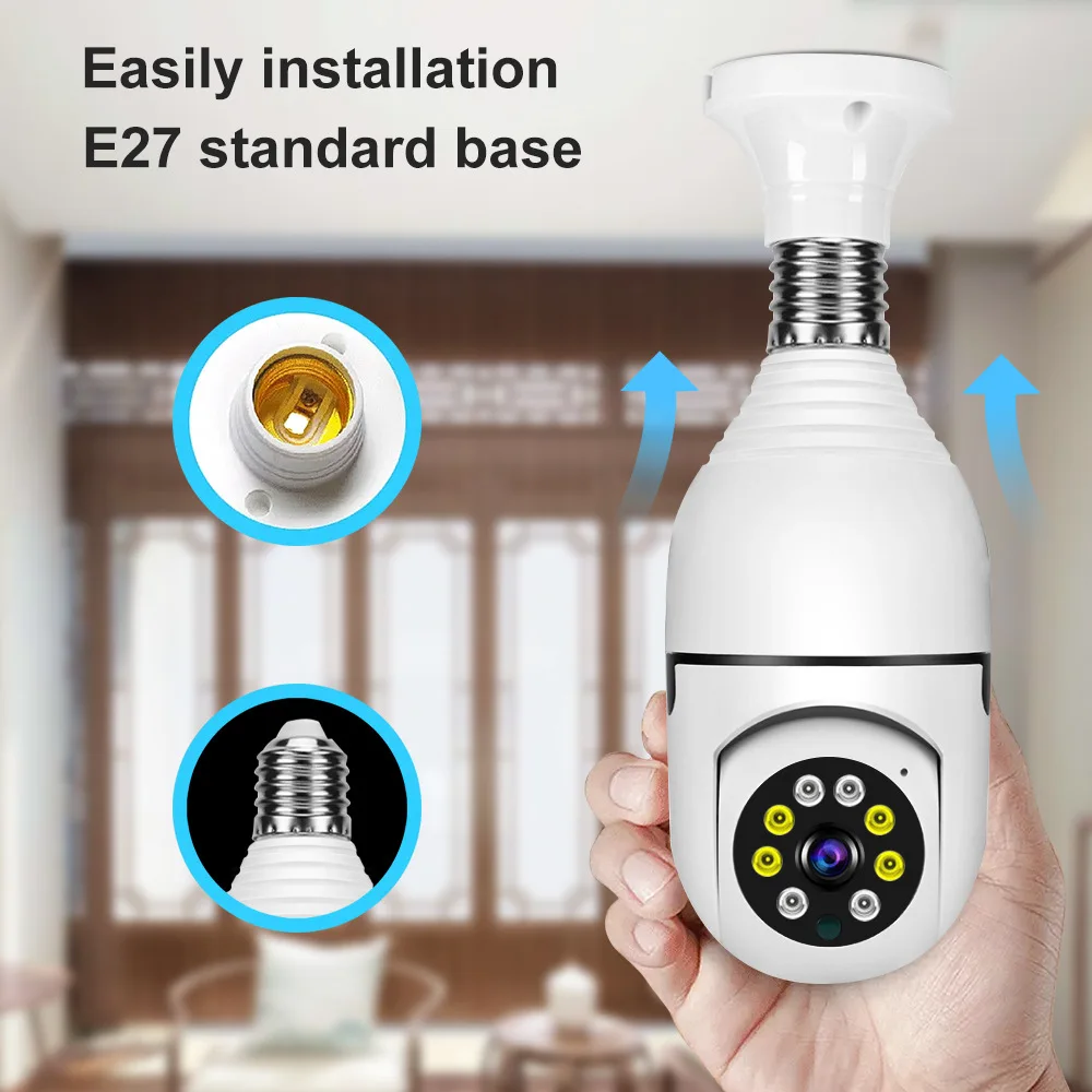 E27 3MP Minion Bulb HD Surveillance Camera Dual light full color 360-Degree Wireless Wi-Fi Remote Home Monitor
E27 3MP Minion Bulb HD Surveillance Camera Dual light full color 360-Degree Wireless Wi-Fi Remote Home Monitor