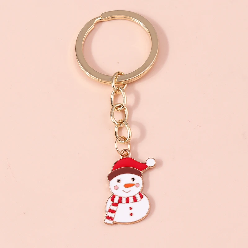 Cute Enamel Christmas Snowman Keychains for Car Key Festival Gifts for Women Men Handbag Pendants Keyrings DIY Accessories
Cute Enamel Christmas Snowman Keychains for Car Key Festival Gifts for Women Men Handbag Pendants Keyrings DIY Accessories
