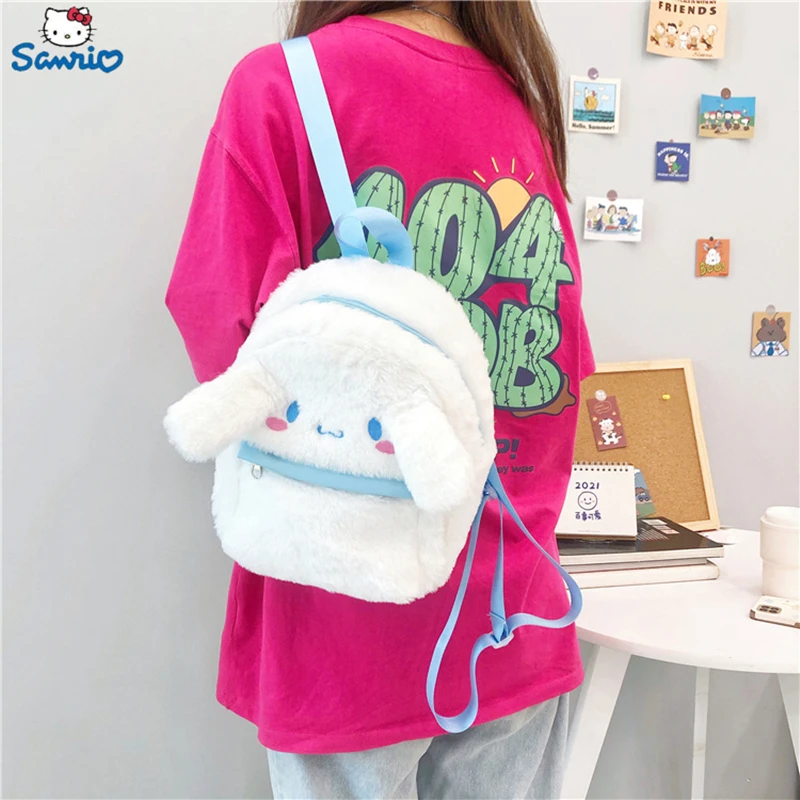 Cinnamoroll Big Ear Dog Plush Backpack Storage Backpack Role-playing Accessories Backpack Animation Cartoon Bag Children's Gift
Cinnamoroll Big Ear Dog Plush Backpack Storage Backpack Role-playing Accessories Backpack Animation Cartoon Bag Children's Gift
