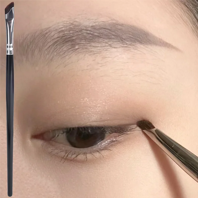 Scythe Shaped Eyeliner Brushes Professional Soft Flat Angled Contouring Eyes Facial Makeup Brush Beauty Cosmetics Tools 1PCS 
Scythe Shaped Eyeliner Brushes Professional Soft Flat Angled Contouring Eyes Facial Makeup Brush Beauty Cosmetics Tools 1PCS