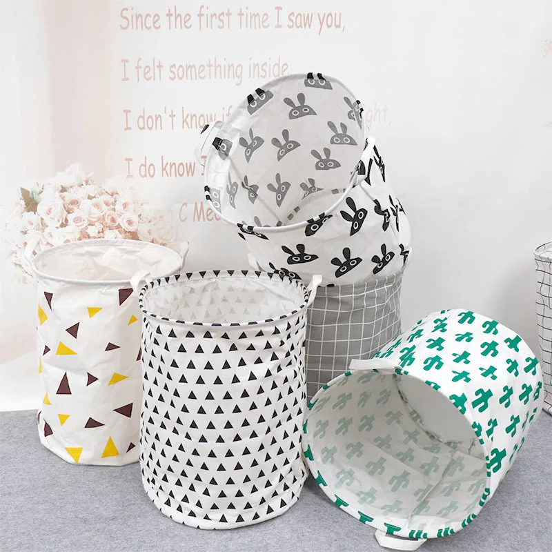 New Dirty Laundry Basket Cotton Linen Foldable Round Waterproof Organizer Bucket Clothes Toys Large Capacity Home Storage Basket
New Dirty Laundry Basket Cotton Linen Foldable Round Waterproof Organizer Bucket Clothes Toys Large Capacity Home Storage Basket