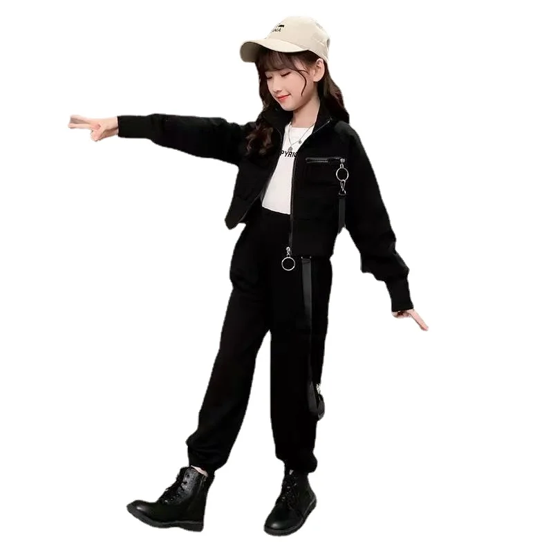 Girls Sets Autumn and Winter Clothes New Foreign Style Suit and Velvet Two-piece Frock for 4-12 Ages Middle School Sets
Girls Sets Autumn and Winter Clothes New Foreign Style Suit and Velvet Two-piece Frock for 4-12 Ages Middle School Sets