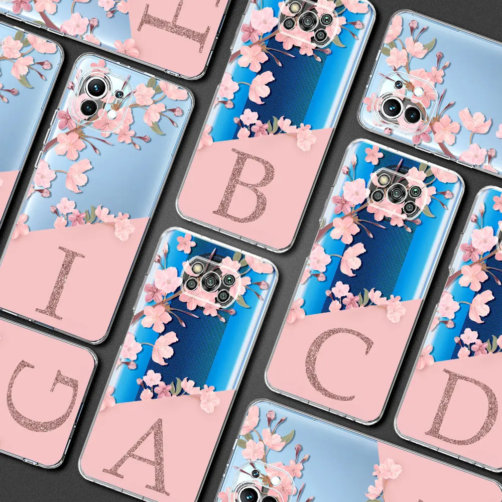 Sakura initial Letter A Clear Case for Mi Poco X3 NFC 12 11 Lite 10T Pro Luxury SmartPhone Cover M3 F1 11T 10 12X 9T 11X Shell
Sakura initial Letter A Clear Case for Mi Poco X3 NFC 12 11 Lite 10T Pro Luxury SmartPhone Cover M3 F1 11T 10 12X 9T 11X Shell