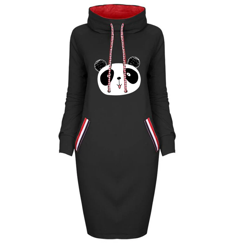 Panda Print Bodycon Dress Woman Autumn Winter Long Sleeve Dresses for Women 2022 Hooded Knee Length Cheap Casual Dress Female
Panda Print Bodycon Dress Woman Autumn Winter Long Sleeve Dresses for Women 2022 Hooded Knee Length Cheap Casual Dress Female