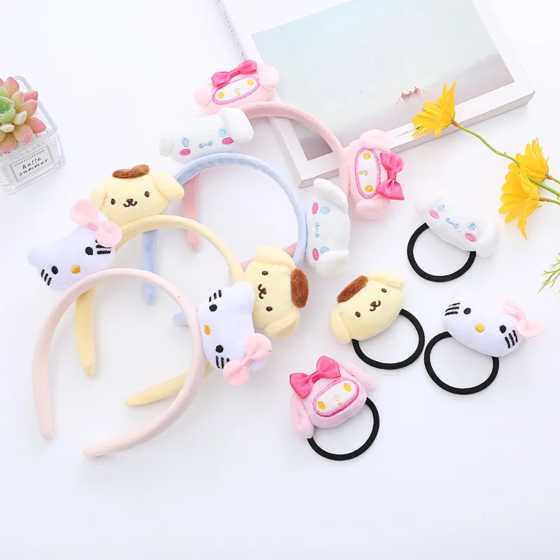 Kawaii Sanrio, Хелло Китти мой Мелодия Коричный помпон пурин аниме мультфильм изображение головы обручи милая девочка сердце веревка для волос го...
Kawaii Sanrio, Хелло Китти мой Мелодия Коричный помпон пурин аниме мультфильм изображение головы обручи милая девочка сердце веревка для волос го...