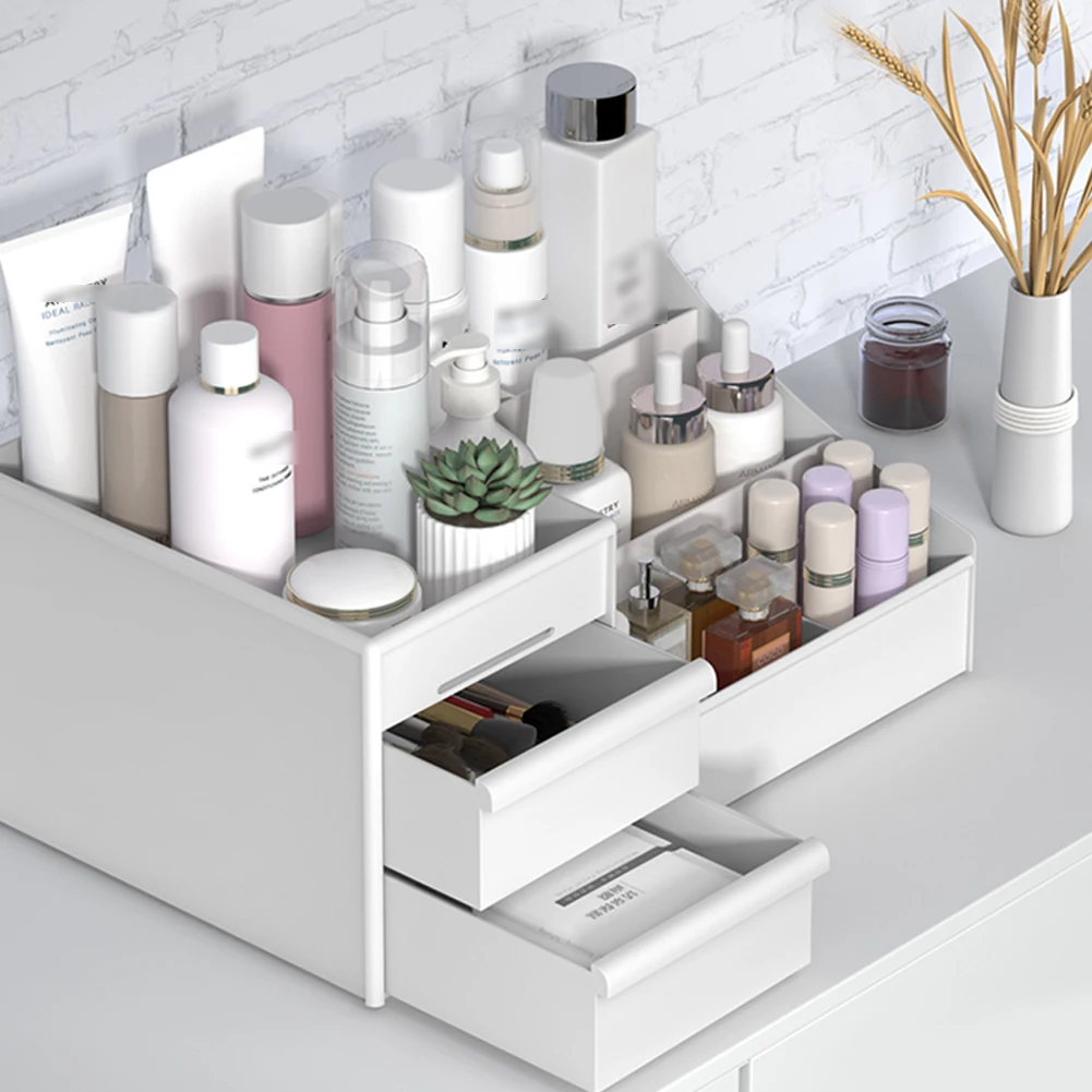 Cosmetic Storage Box Large Capacity Desktop Makeup Drawer Organizer Sundries Storage Box Jewelry Nail Polish Drawer Container
Cosmetic Storage Box Large Capacity Desktop Makeup Drawer Organizer Sundries Storage Box Jewelry Nail Polish Drawer Container