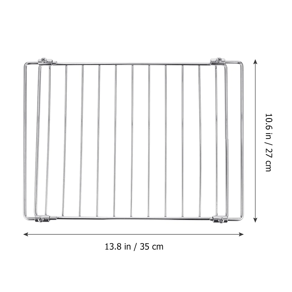Stainless Steel Rack Folding Barbecue Rack Barbecue Grilling Grate for Picnics Outdoor Backyards Silver
Stainless Steel Rack Folding Barbecue Rack Barbecue Grilling Grate for Picnics Outdoor Backyards Silver