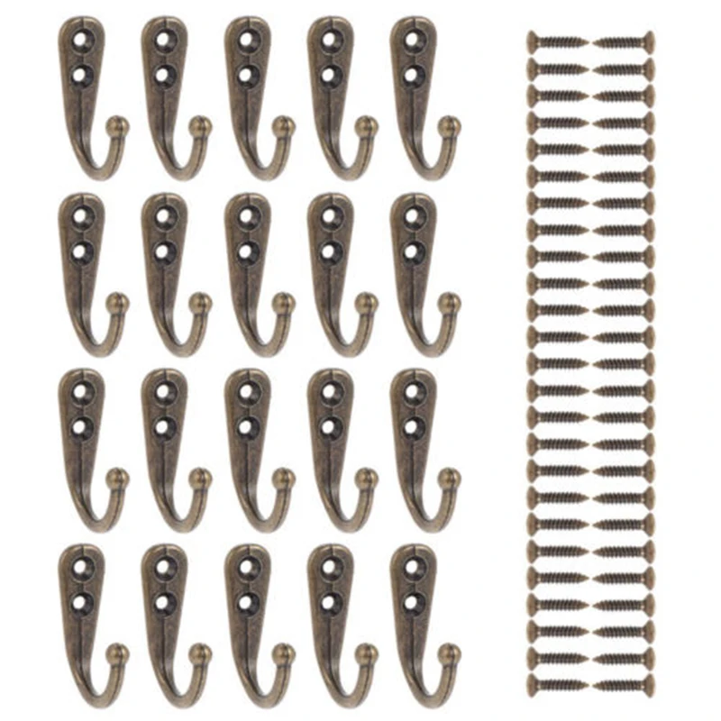 20pcs Antique Wall Mounted Hook Key Towel Holder Coat Clothes Hanger Hanging Organizer Storage Rack Home Decor
20pcs Antique Wall Mounted Hook Key Towel Holder Coat Clothes Hanger Hanging Organizer Storage Rack Home Decor