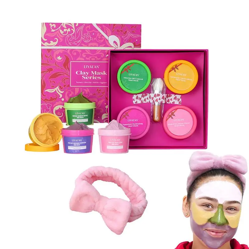 

Очищающая маска для лица, набор листов 40gxPc, куркума, баклажан, маття, очищающая увлажняющая маска для удаления черных точек, контроль жирности