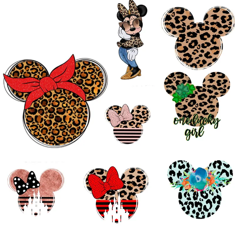 Leopard Tiger Print Minnie Mouse DIY Heat Transfer Patches for Women Clothing Ironing Stickers T-shirt Sewing Clothes Bag Decor
Leopard Tiger Print Minnie Mouse DIY Heat Transfer Patches for Women Clothing Ironing Stickers T-shirt Sewing Clothes Bag Decor