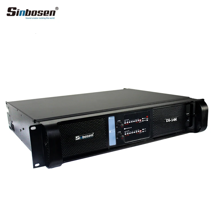 

Sinbosen 2u 2 channel power amplifier DS-14K professional 1000 watt amplifier board
