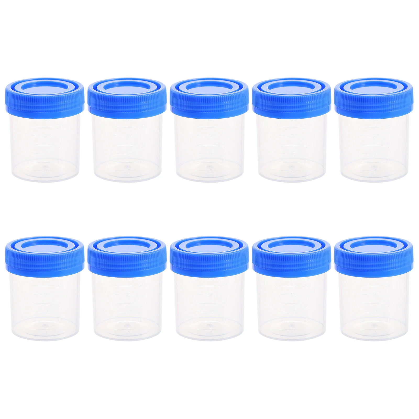50pcs Plastic Urine Sample Cups Screw Mouth Sample Containers 40ml Measuring Cups
50pcs Plastic Urine Sample Cups Screw Mouth Sample Containers 40ml Measuring Cups