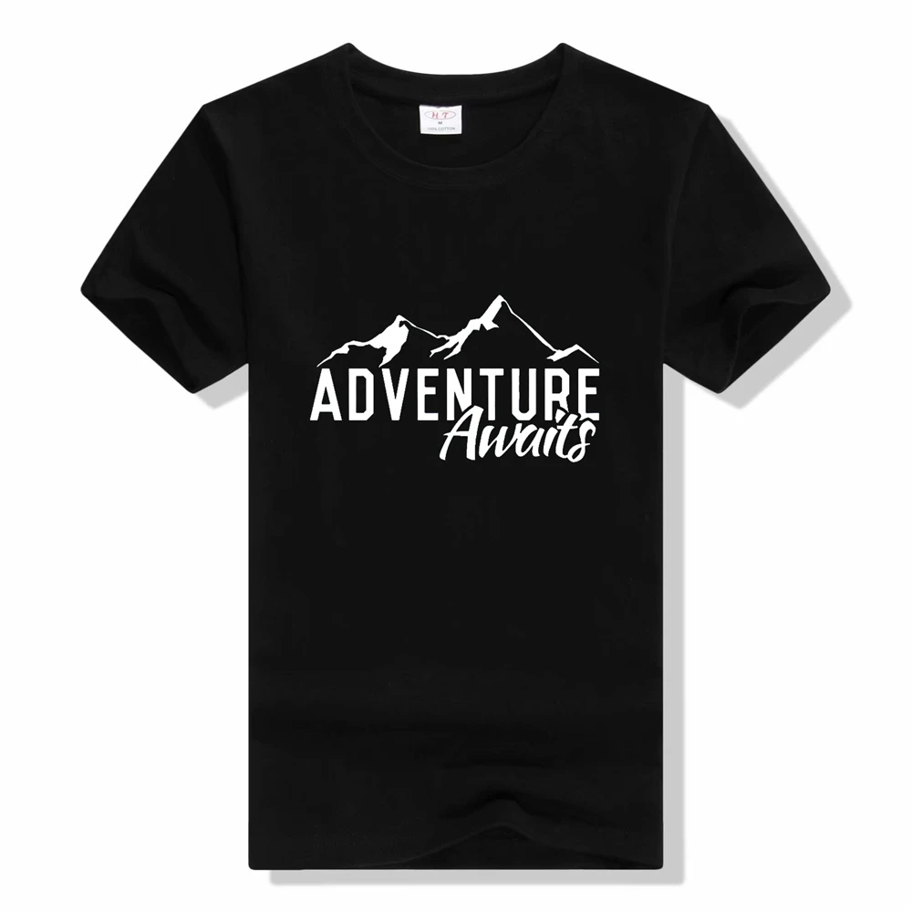 Adventure Awaits Mountain tshirt Cotton Casual Funny men t shirt Outdoor adventure Camping Tops Tees printing t shirt XS-XXL
Adventure Awaits Mountain tshirt Cotton Casual Funny men t shirt Outdoor adventure Camping Tops Tees printing t shirt XS-XXL