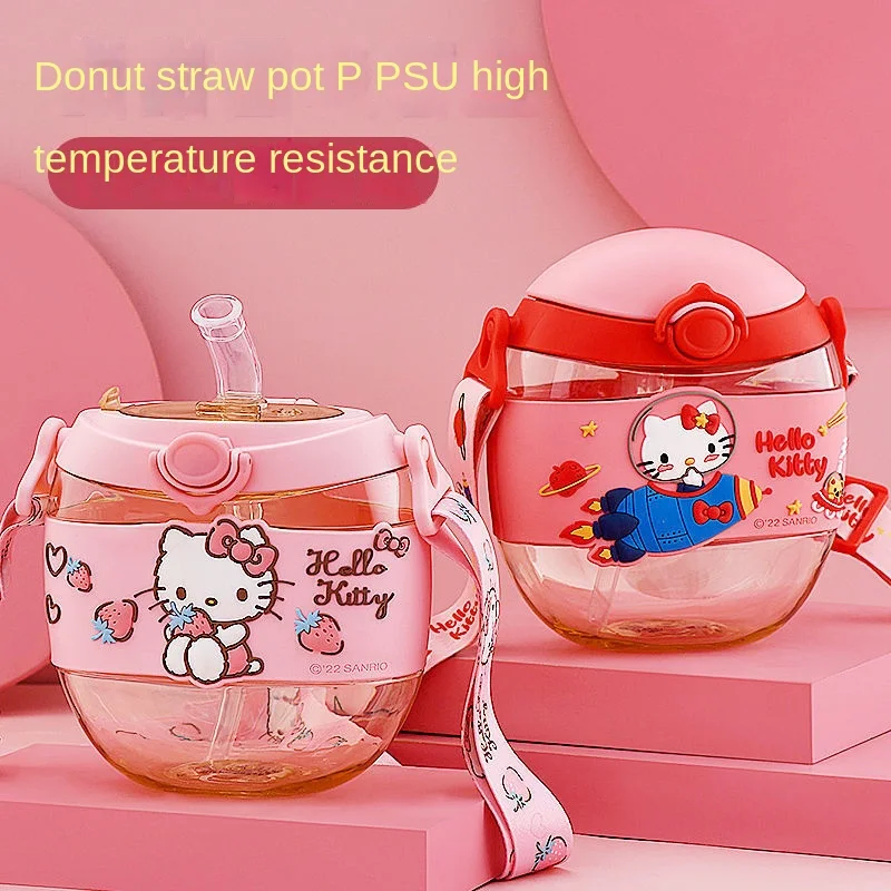 Hello Kitty Donut Children's Cups Elementary School Girl Cup with Suction Tubes PPSU Material Kettle Available for School
Hello Kitty Donut Children's Cups Elementary School Girl Cup with Suction Tubes PPSU Material Kettle Available for School
