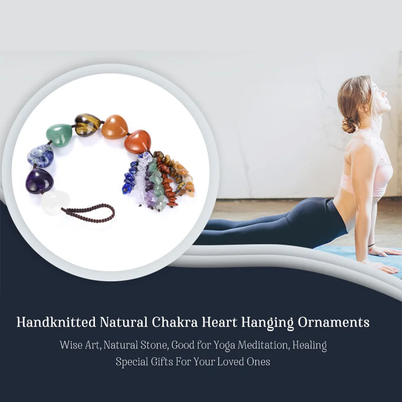 Handmade Crystal Window Car Hanging Ornaments 7 Chakra Home Feng Shui Decor Yoga Meditation Tumbled Palm Stones Reiki Healing
Handmade Crystal Window Car Hanging Ornaments 7 Chakra Home Feng Shui Decor Yoga Meditation Tumbled Palm Stones Reiki Healing