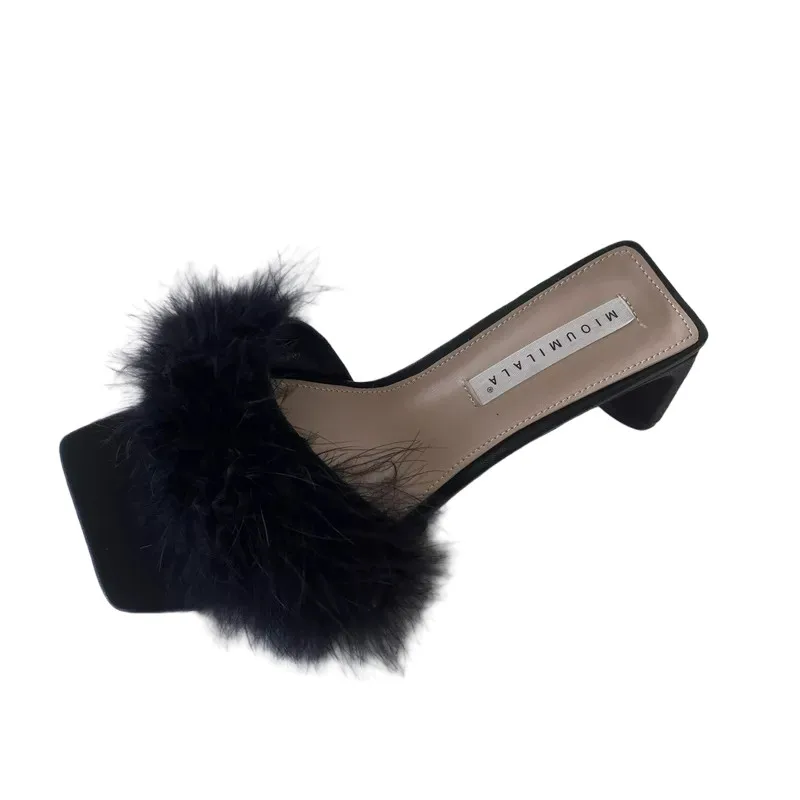 Women's Slippers Summer 2022 New Fashion Furry Stiletto Sandals and Slippers Women's Flip-Flops Open Toe High Heels Women's
Women's Slippers Summer 2022 New Fashion Furry Stiletto Sandals and Slippers Women's Flip-Flops Open Toe High Heels Women's