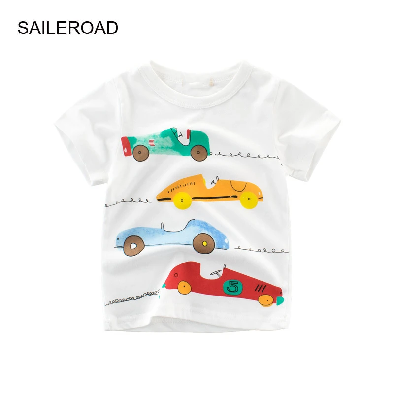 SAILEROAD 2022 New Summer Kids Vehicles T Shirt Cotton Short Sleeve Cartoon T-shirts For Boys Tee Tops Children Clothes
SAILEROAD 2022 New Summer Kids Vehicles T Shirt Cotton Short Sleeve Cartoon T-shirts For Boys Tee Tops Children Clothes