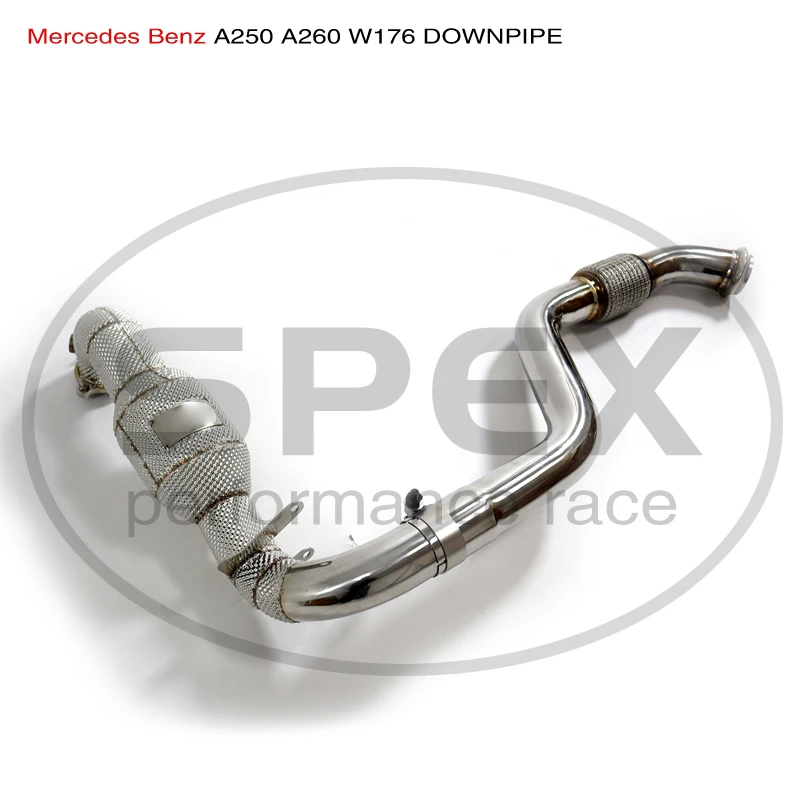 SPEX High Performance Exhaust SUS Catalytics Downpipe for Mercedes Benz A250 A260 W176 2.0 Auto Header Parts Car Accessories
SPEX High Performance Exhaust SUS Catalytics Downpipe for Mercedes Benz A250 A260 W176 2.0 Auto Header Parts Car Accessories