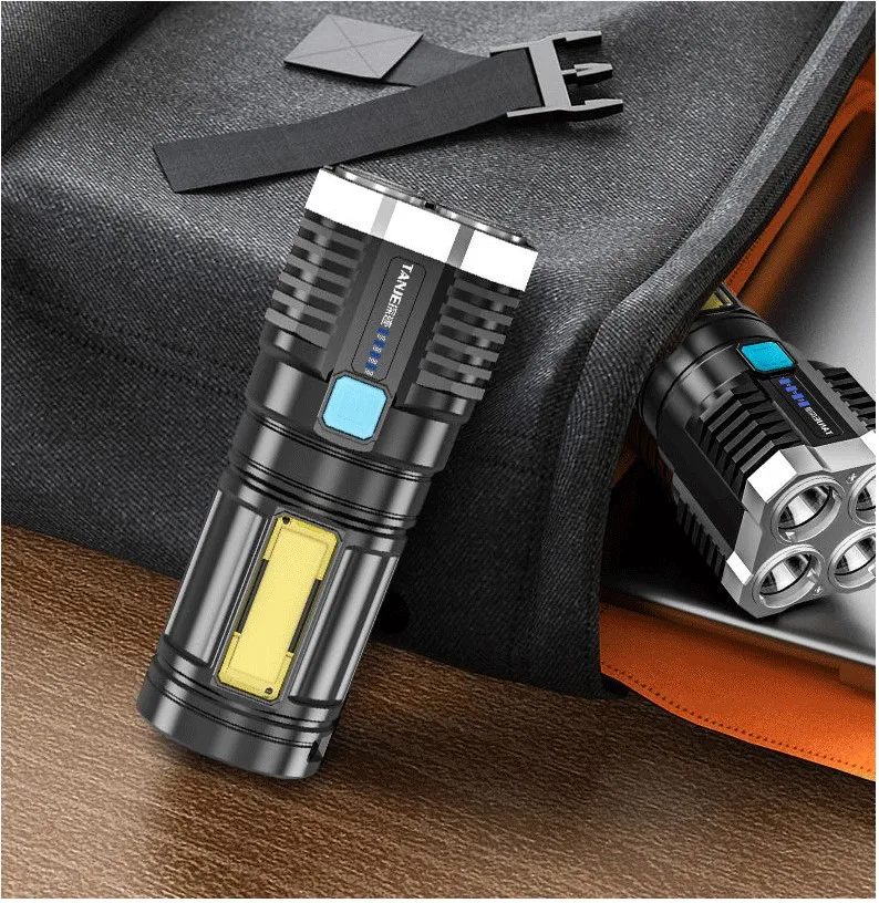 Powerful LED Flashlight Super Bright ABS Portable Torch USB Rechargeable Outdoor Camping Tactical Flash Light 18650 Battery
Powerful LED Flashlight Super Bright ABS Portable Torch USB Rechargeable Outdoor Camping Tactical Flash Light 18650 Battery