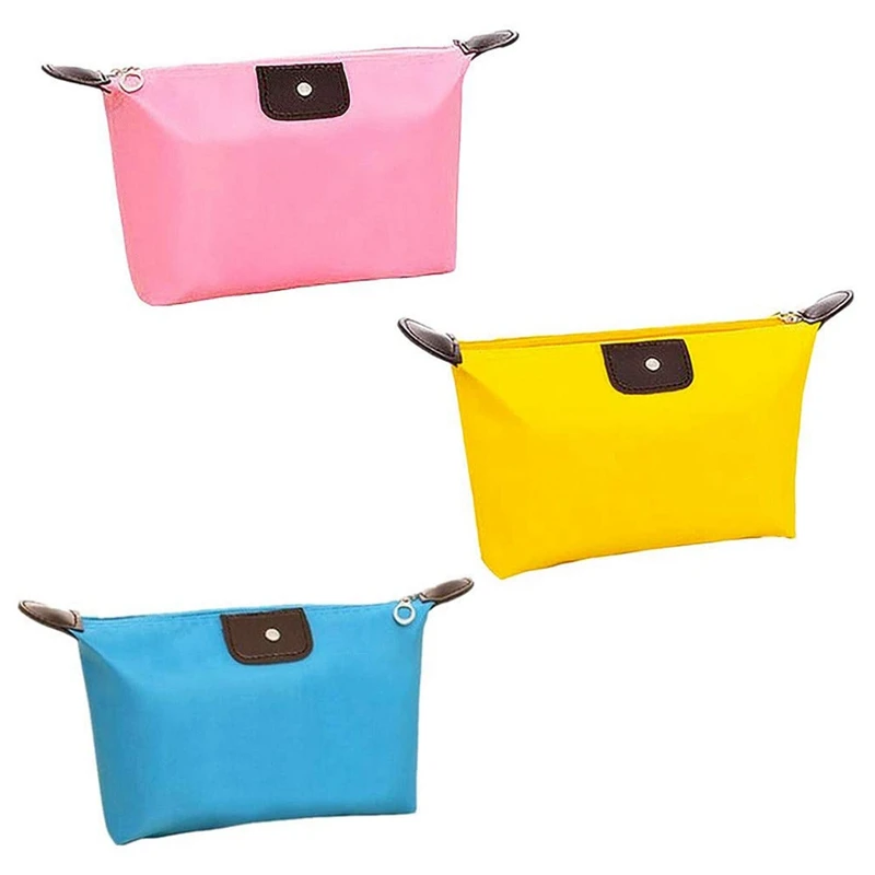 3PCS Lovely Dumpling Cosmetic Bag Storage Bag Candy Color Folding Dumpling Bag Multi-Color Storage Washing Bag
3PCS Lovely Dumpling Cosmetic Bag Storage Bag Candy Color Folding Dumpling Bag Multi-Color Storage Washing Bag