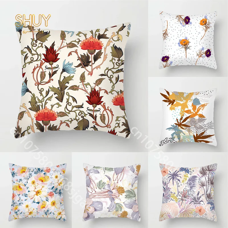 Floral Pillow Case Home Sofa Decorative Cushion Cover Bedroom Bedside Waist Throw Pillowslip Chair Car Seat Decor Pillowcase
Floral Pillow Case Home Sofa Decorative Cushion Cover Bedroom Bedside Waist Throw Pillowslip Chair Car Seat Decor Pillowcase