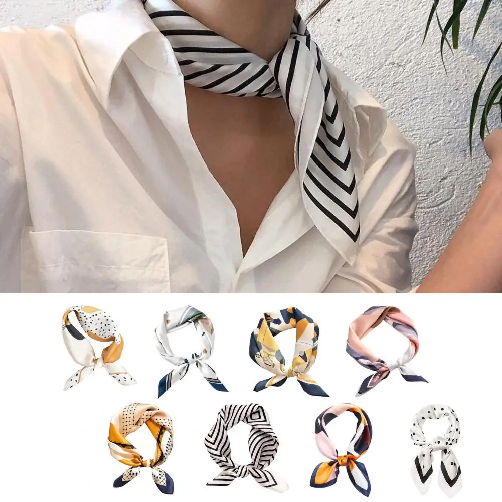 Colorful Print Silk Scarf Fashionable Silk Scarf for Women Soft Breathable Neck Collar with Colorful Print for Parties Commutes
Colorful Print Silk Scarf Fashionable Silk Scarf for Women Soft Breathable Neck Collar with Colorful Print for Parties Commutes