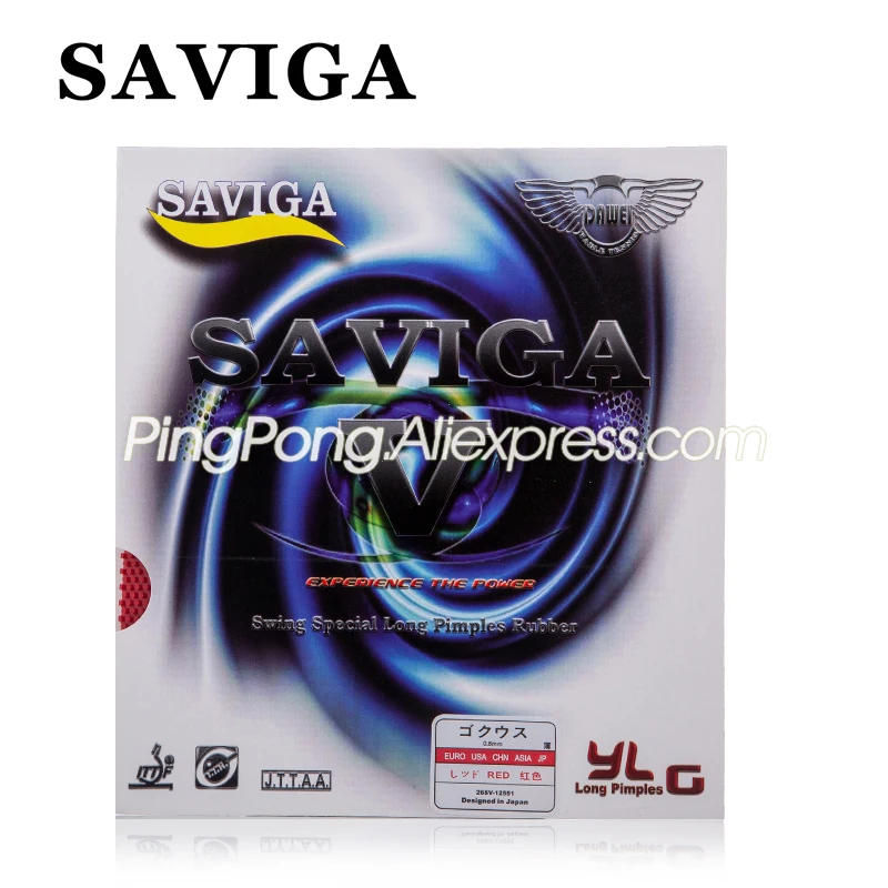 Резиновая накладка DAWEI SAVIGA V для настольного тенниса-длинная оригинальная