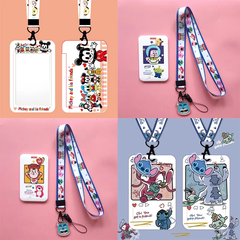 Новинка Чехол для карт из мультфильма Disney с изображением героев аниме Микки Мауса Лило и Стич История игрушек из АБС-пластика подвесная сум...
Новинка Чехол для карт из мультфильма Disney с изображением героев аниме Микки Мауса Лило и Стич История игрушек из АБС-пластика подвесная сум...