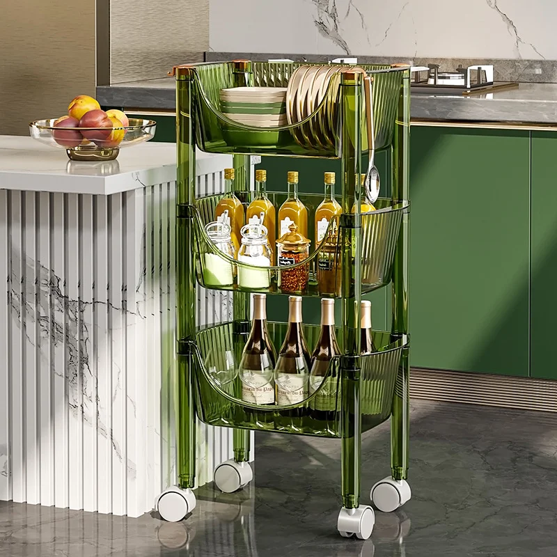 Kitchen Storage Shelves Household Multifunctional Fruit And Vegetable Floor Spice Rack Light Luxury Transparent Storage Rack
Kitchen Storage Shelves Household Multifunctional Fruit And Vegetable Floor Spice Rack Light Luxury Transparent Storage Rack