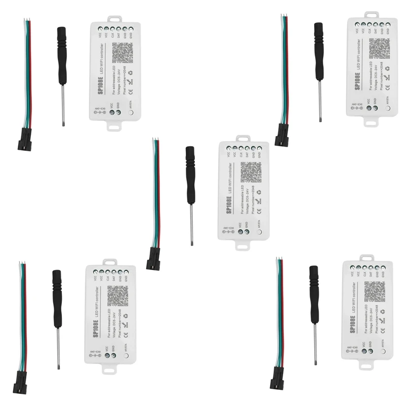 5X SP108E LED Wifi Magic Controller WS2812B WS2813 Etc LED Strip Module Light Smart APP Wireless Control-FS-PHFU
5X SP108E LED Wifi Magic Controller WS2812B WS2813 Etc LED Strip Module Light Smart APP Wireless Control-FS-PHFU