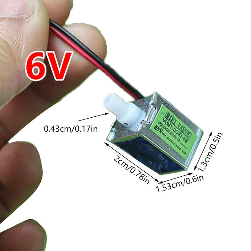 1Pc DC 6V Micro Normally Closed Solenoid Valve Mini Exhaust Valve Electromagnetic Valves
1Pc DC 6V Micro Normally Closed Solenoid Valve Mini Exhaust Valve Electromagnetic Valves