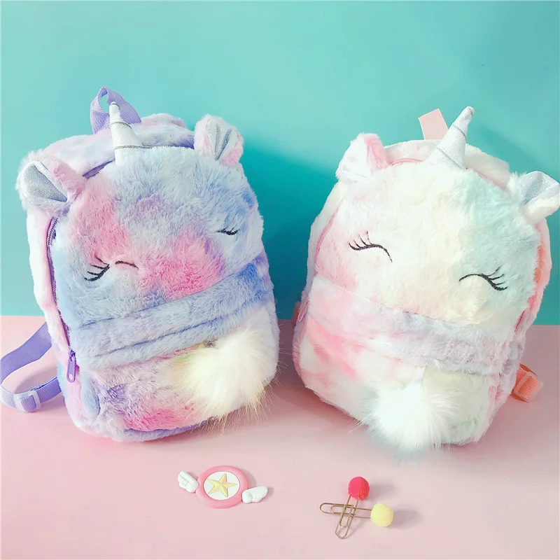 Backpack Cartoon Girl Plush Unicorn Cute Fashion Fur Backpacks Children Schoolbag Book Bag for Kids Baby Gift
Backpack Cartoon Girl Plush Unicorn Cute Fashion Fur Backpacks Children Schoolbag Book Bag for Kids Baby Gift