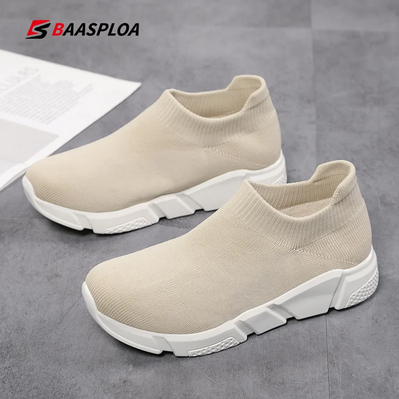 Baasploa Women Casual Sneakers Running Shoes Breathable Walking Shoes Woman Ouedoor Sports Shoes Fashion Lightweight Sock Shoes
Baasploa Women Casual Sneakers Running Shoes Breathable Walking Shoes Woman Ouedoor Sports Shoes Fashion Lightweight Sock Shoes