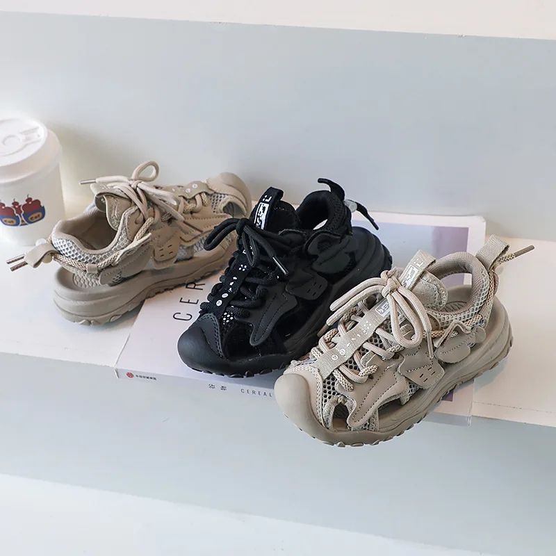 Детские спортивные сандалии Новинка летняя детская обувь Baotou пляжная обувь для девочек дышащая повседневная обувь с вырезами для мальчиков
Детские спортивные сандалии Новинка летняя детская обувь Baotou пляжная обувь для девочек дышащая повседневная обувь с вырезами для мальчиков