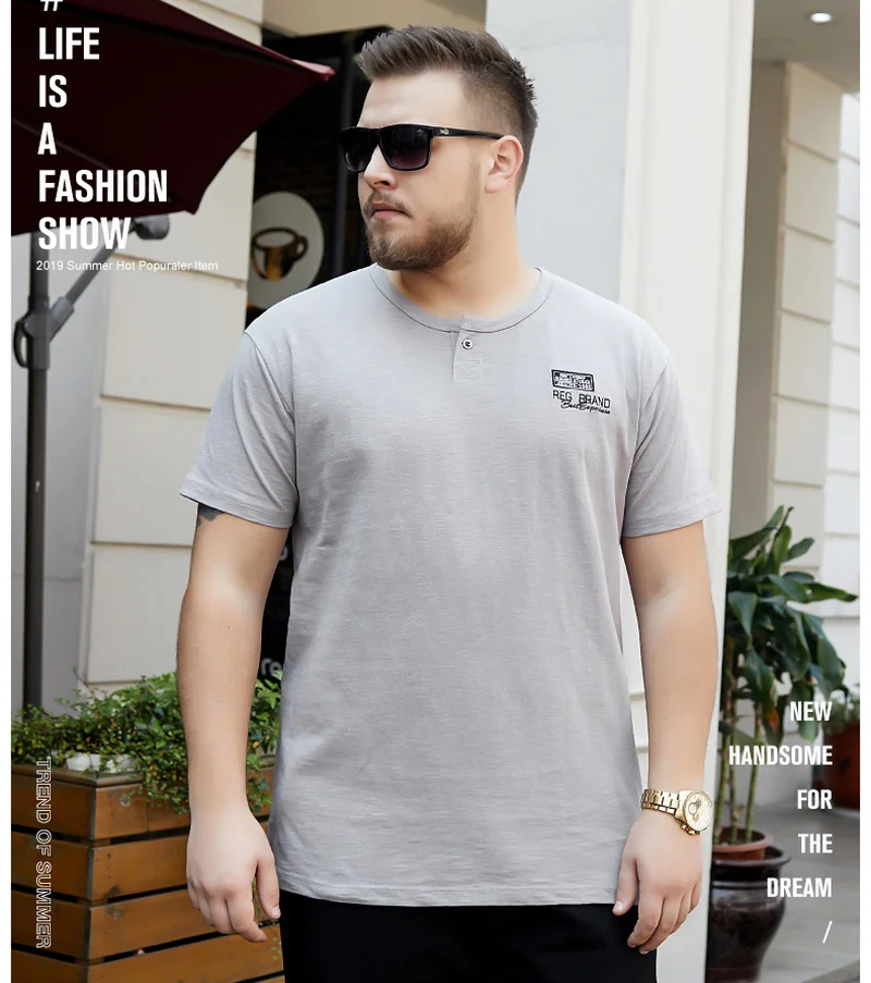 2022 summer new brand large size men's short-sleeved T-shirt cotton comfortable breathable round neck thin pullover 5XL 6XL
2022 summer new brand large size men's short-sleeved T-shirt cotton comfortable breathable round neck thin pullover 5XL 6XL