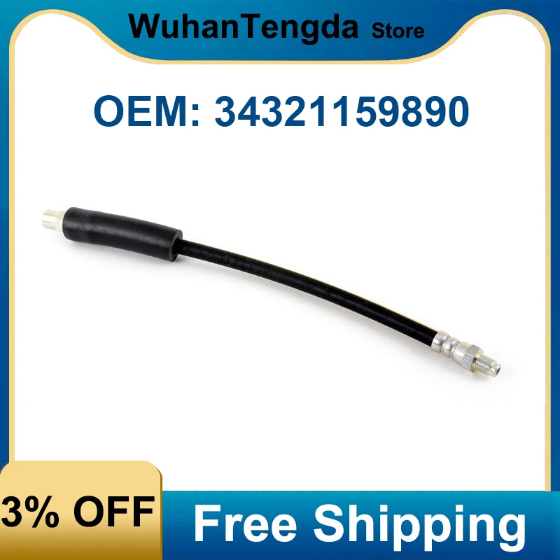 34321159890 Rear Brake Hose for BMW 3' E30 323i 325e 5' E60 530 545i E61 6' E63 E64 7' E65 E66 E67 Z1 520i 525i 540i 735Li 740i
34321159890 Rear Brake Hose for BMW 3' E30 323i 325e 5' E60 530 545i E61 6' E63 E64 7' E65 E66 E67 Z1 520i 525i 540i 735Li 740i