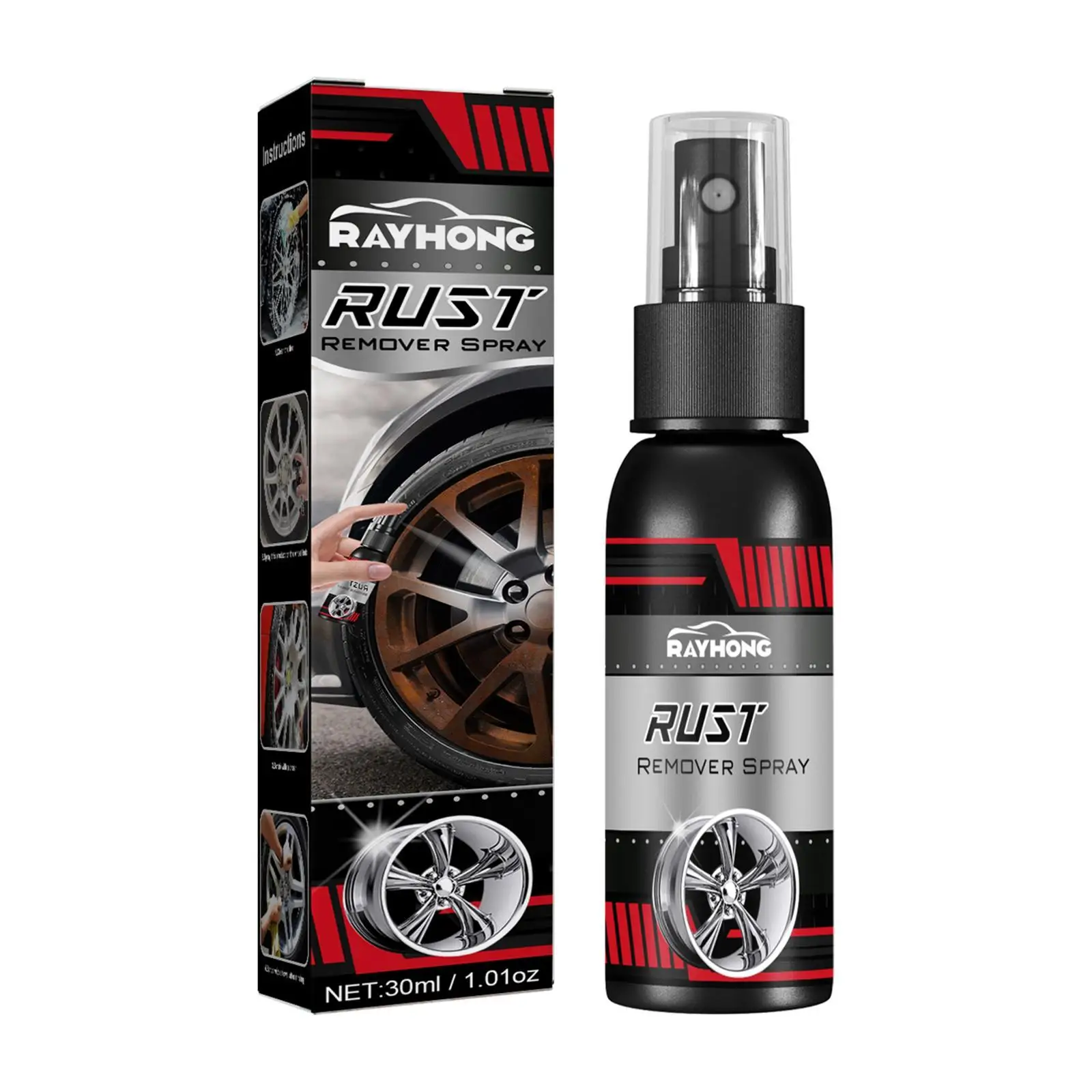 30ml Car Rust Remover Spray Metal Chrome Paint Car Maintenance Iron Powder Cleaning Super Rust Remover New
30ml Car Rust Remover Spray Metal Chrome Paint Car Maintenance Iron Powder Cleaning Super Rust Remover New