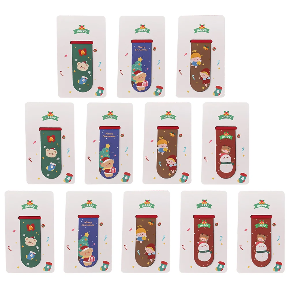 12 шт. рождественские магнитные маркеры для страниц, магнитные зажимы для страниц, Мультяшные животные, закладки (разные цвета)
12 шт. рождественские магнитные маркеры для страниц, магнитные зажимы для страниц, Мультяшные животные, закладки (разные цвета)