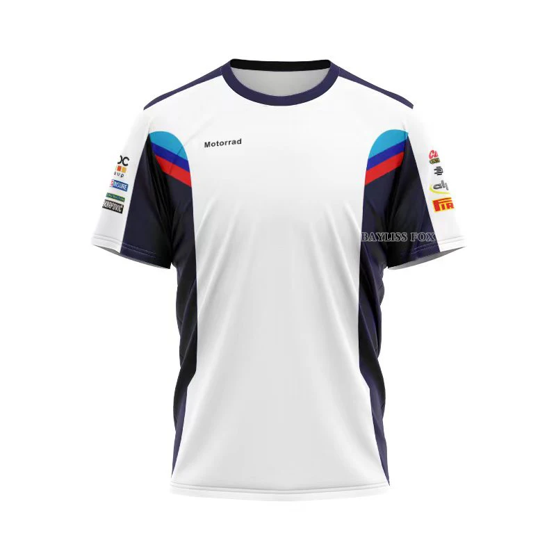 Футболка для Мотоцикла BMW Motorrad Racing WorldSBK, летняя мужская быстросохнущая дышащая футболка для мотокросса, не выцветает
Футболка для Мотоцикла BMW Motorrad Racing WorldSBK, летняя мужская быстросохнущая дышащая футболка для мотокросса, не выцветает