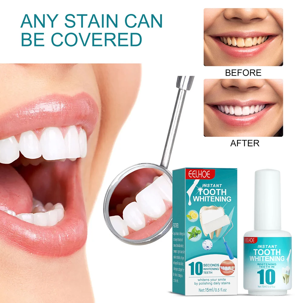 15ml Teeth Whitening Paint Remove Plaque Stains Fresh Breath Coffee Stained Whiten Dental Whitening Cleaning Essence Teeth Care
15ml Teeth Whitening Paint Remove Plaque Stains Fresh Breath Coffee Stained Whiten Dental Whitening Cleaning Essence Teeth Care
